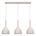 NOAK Cable Pendant Light 3xE27/15W/230V Cream