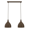 NOAK CLASSIC cable pendant 2xE27/15W/230V brown