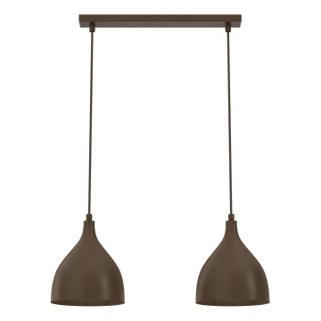 NOAK CLASSIC cable pendant 2xE27/15W/230V brown