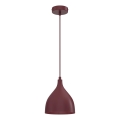 NOAK CLASSIC Cable Pendant Light 1xE27/15W/230V Burgundy