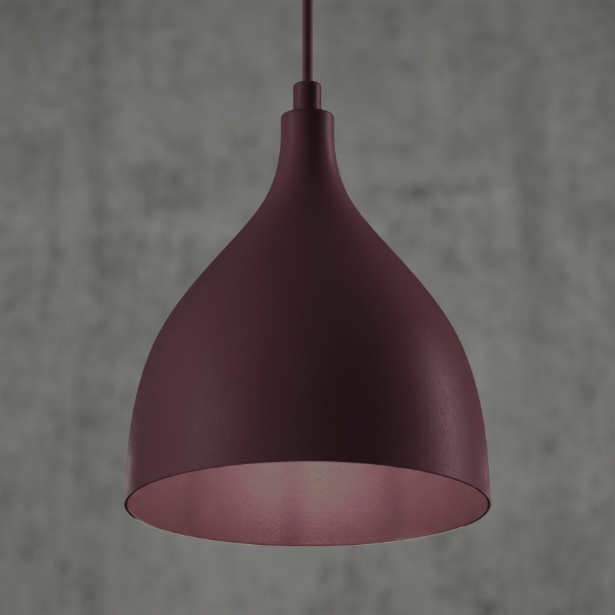 NOAK CLASSIC Cable Pendant Light 1xE27/15W/230V Burgundy