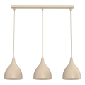 NOAK CLASSIC Cable Pendant Light 3xE27/15W/230V, beige