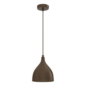 NOAK CLASSIC pendant light on cable, 1x E27/15W/230V, brown