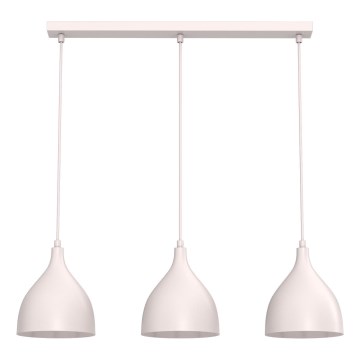 NOAK CLASSIC Pendant Light on Cable, 3x E27/15W/230V, Cream