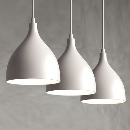 NOAK CLASSIC Pendant Light on Cable, 3x E27/15W/230V, Cream