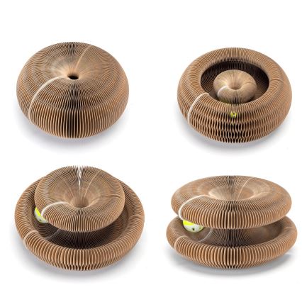 Nobleza - 3-in-1 Cat Scratching Post, Brown