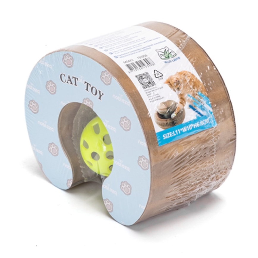 Nobleza - 3-in-1 Cat Scratching Post, Brown