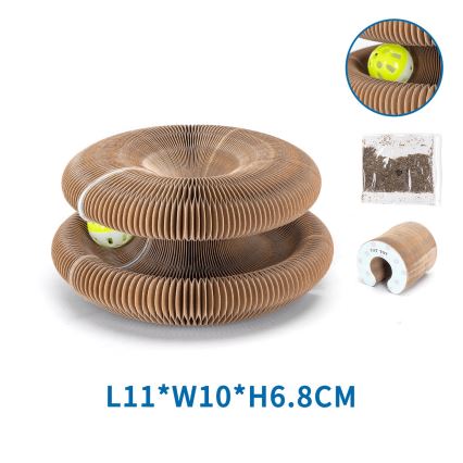 Nobleza - 3-in-1 Cat Scratching Post, Brown