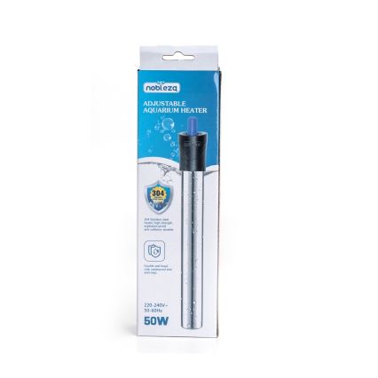 Nobleza - 50W Stainless Steel Aquarium Heater