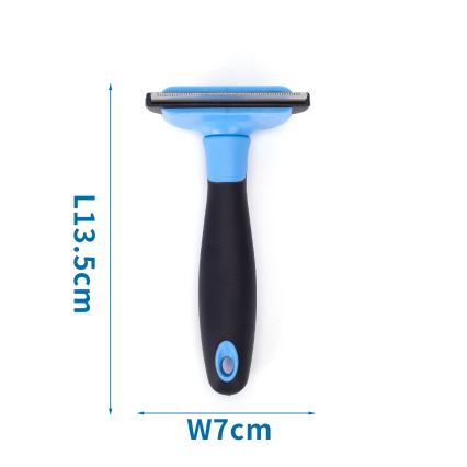 Nobleza - Brush for dogs and cats blue 7 cm