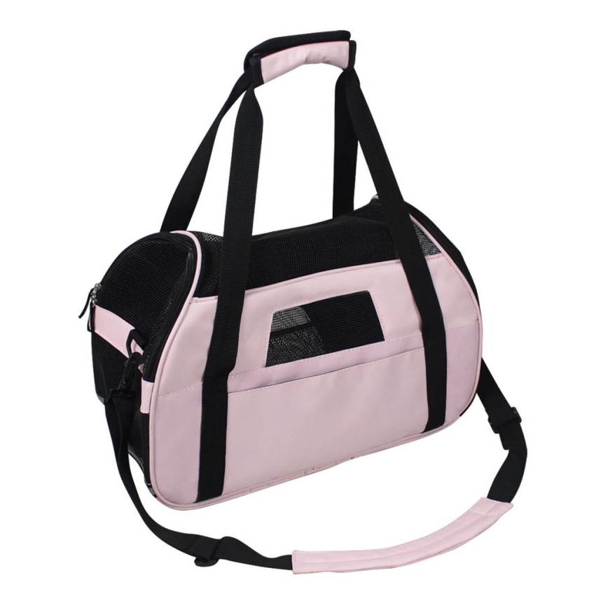 Nobleza - Pet carrier bag 43 cm pink