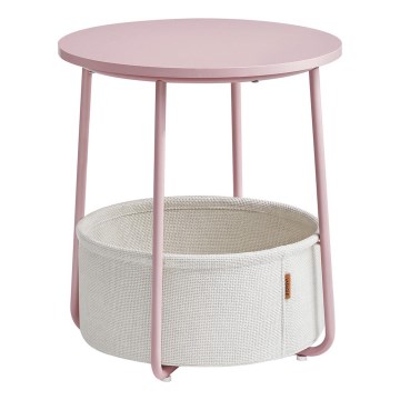 NOIRA Pink/White Side Table