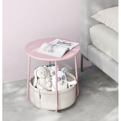 NOIRA Pink/White Side Table