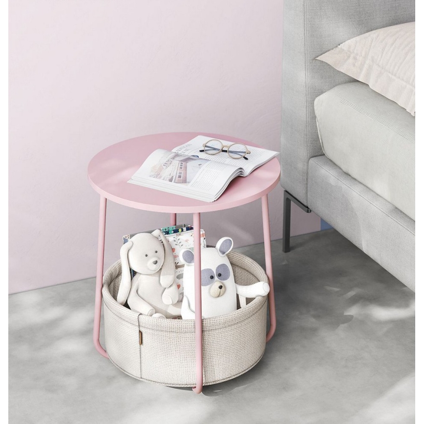 NOIRA Pink/White Side Table