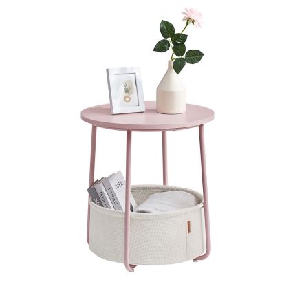 NOIRA Pink/White Side Table