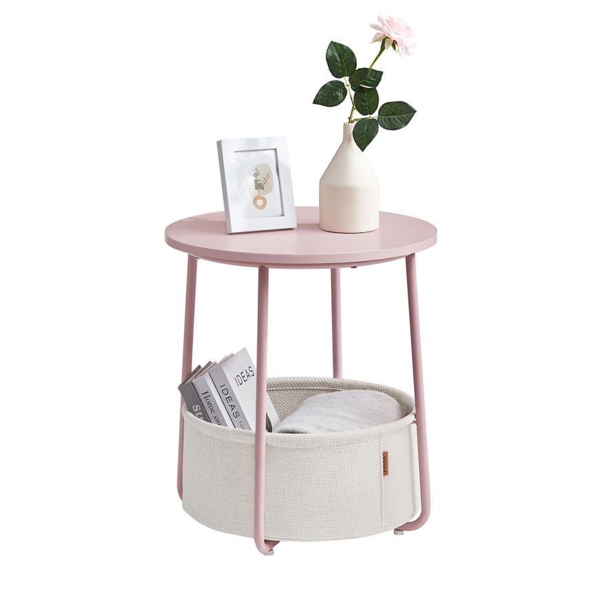 NOIRA Pink/White Side Table