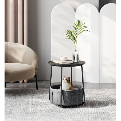 NOIRA Side Table Black/Grey