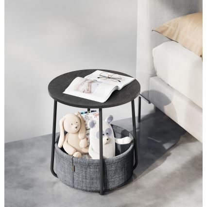 NOIRA Side Table Black/Grey