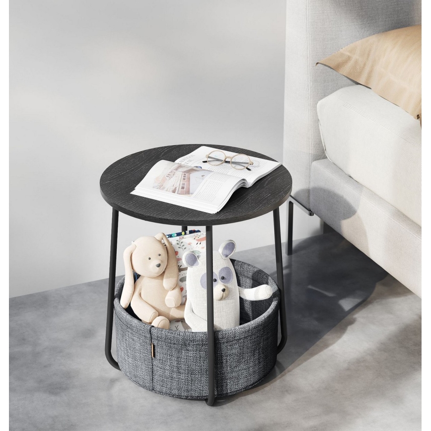 NOIRA Side Table Black/Grey