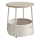 NOIRA Side Table, Cream/White