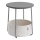 NOIRA side table, grey/white