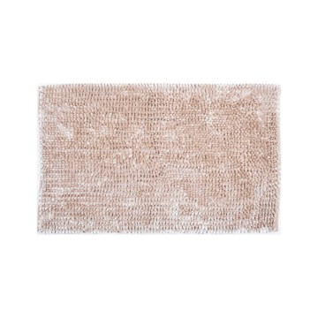 Non-slip CHENILLE bath mat 50x80 cm beige