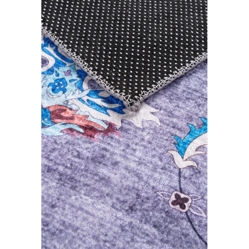 Non-slip Oriental Rug PRINT SHINE 160x230 cm — Blue