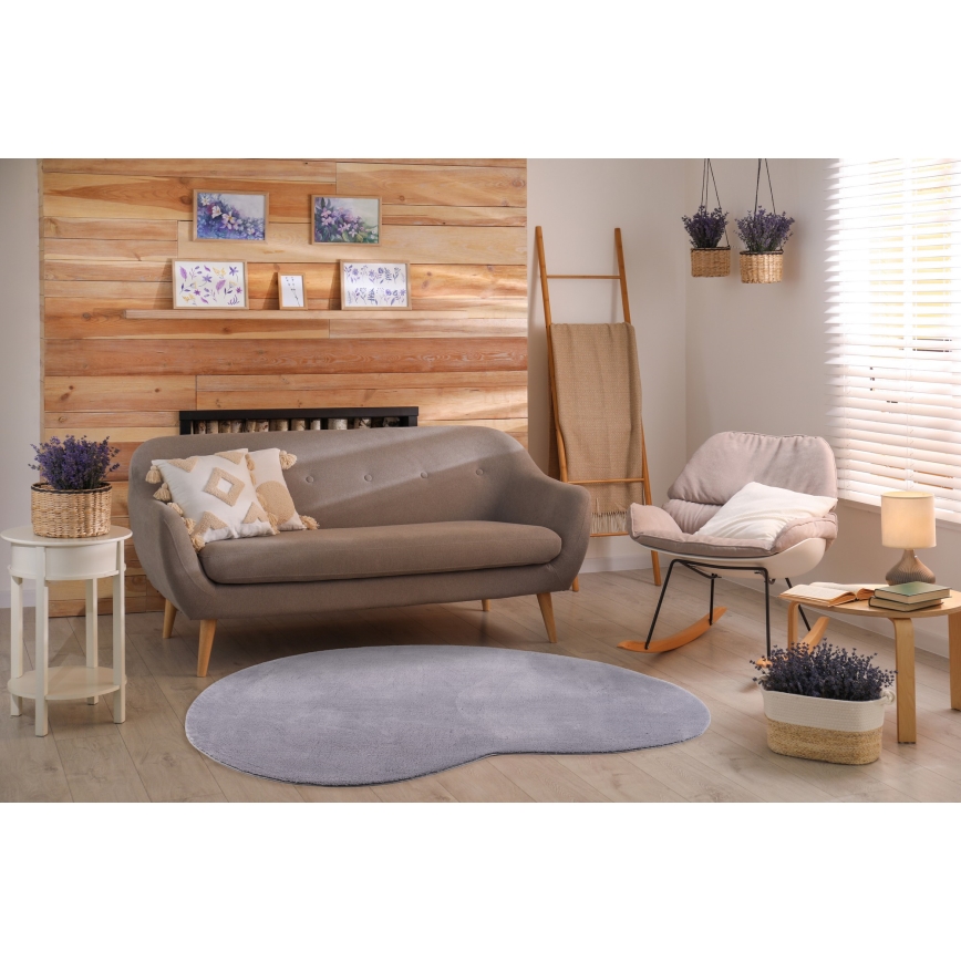 Non-slip rug LOREN 120x170 cm grey