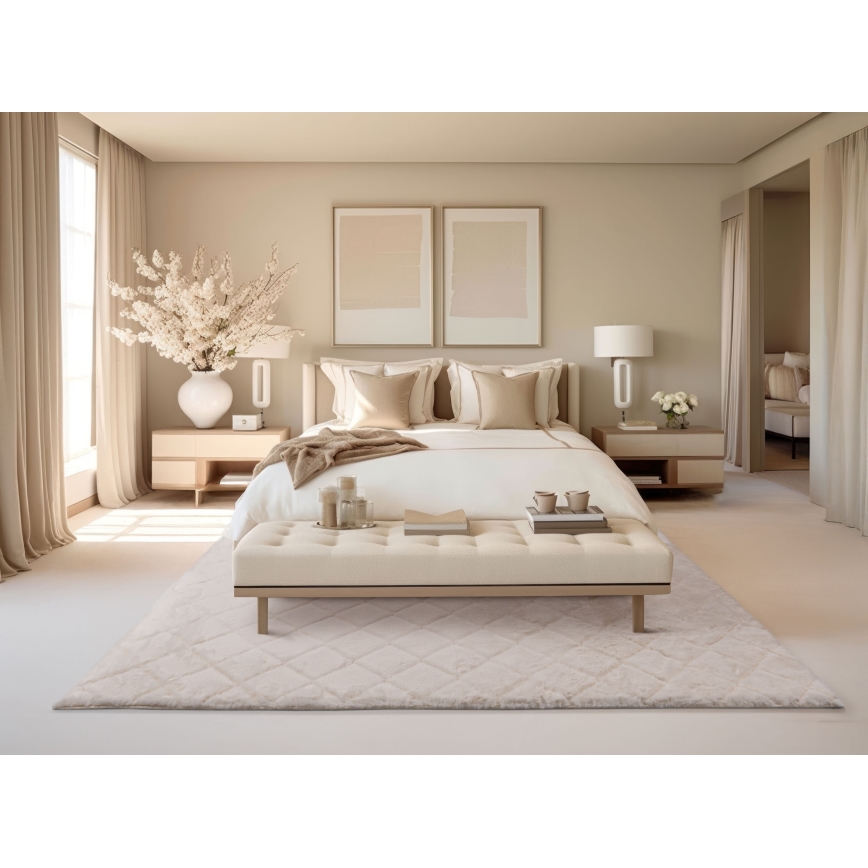 Non-slip rug MODENA NEW 120x160 cm Cream