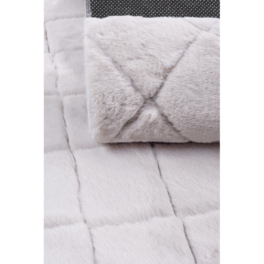 Non-slip rug MODENA NEW 60x100 cm light grey