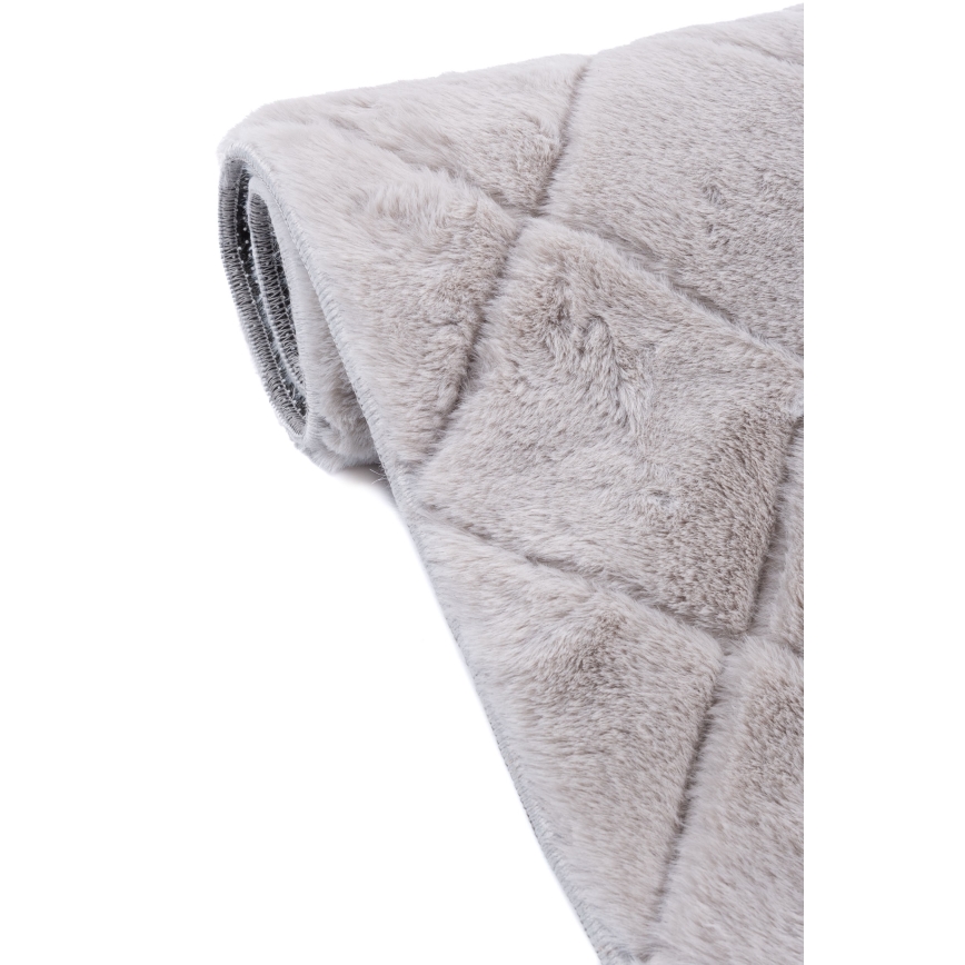 Non-slip rug MODENA NEW 60x100 cm light grey