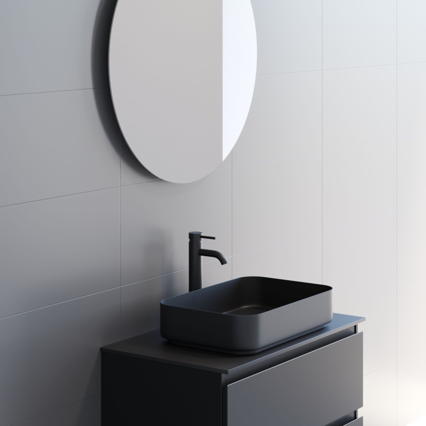NORDBORG Bathroom Mirror, Ø 80 cm