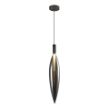 NORDIC cable-hung pendant light 1xG9/5W/230V black chrome