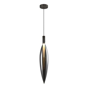NORDIC cable-hung pendant light 1xG9/5W/230V black chrome