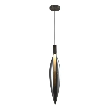 NORDIC cable-hung pendant light 1xG9/5W/230V black chrome