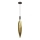 NORDIC Cable Pendant Light, 1×G9 / 5W / 230V, Black/Gold