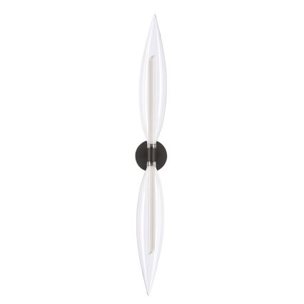 NORDIC Wall Lamp 2xG9/5W/230V Black/Clear