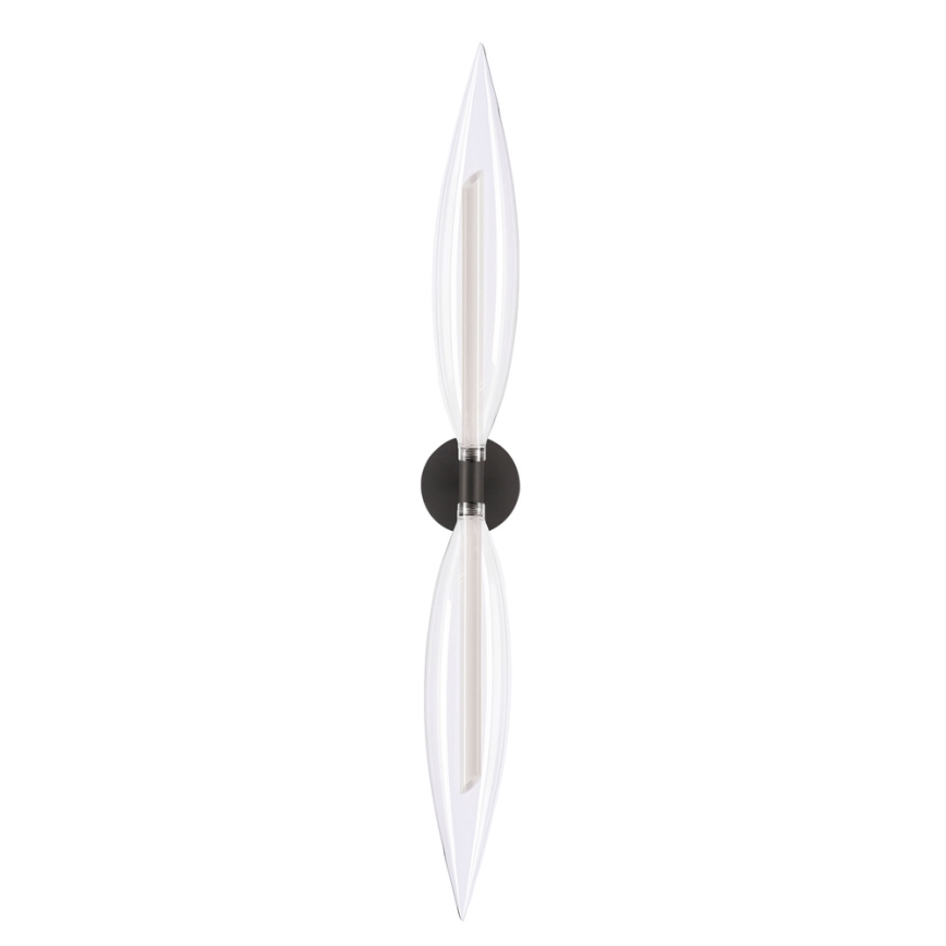 NORDIC Wall Lamp 2xG9/5W/230V Black/Clear