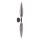 NORDIC Wall Lamp 2xG9/5W/230V Black/Smoked Grey