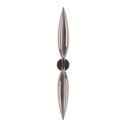 NORDIC Wall Lamp 2xG9/5W/230V Black/Smoked Grey