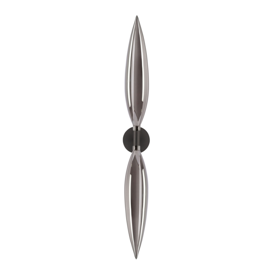 NORDIC Wall Lamp 2xG9/5W/230V Black/Smoked Grey