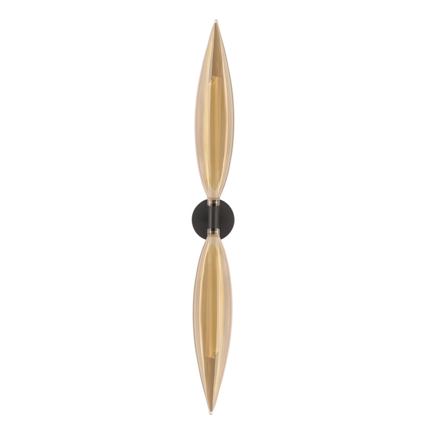 NORDIC Wall Lamp 2xG9/5W/230V Black/Smoky Beige