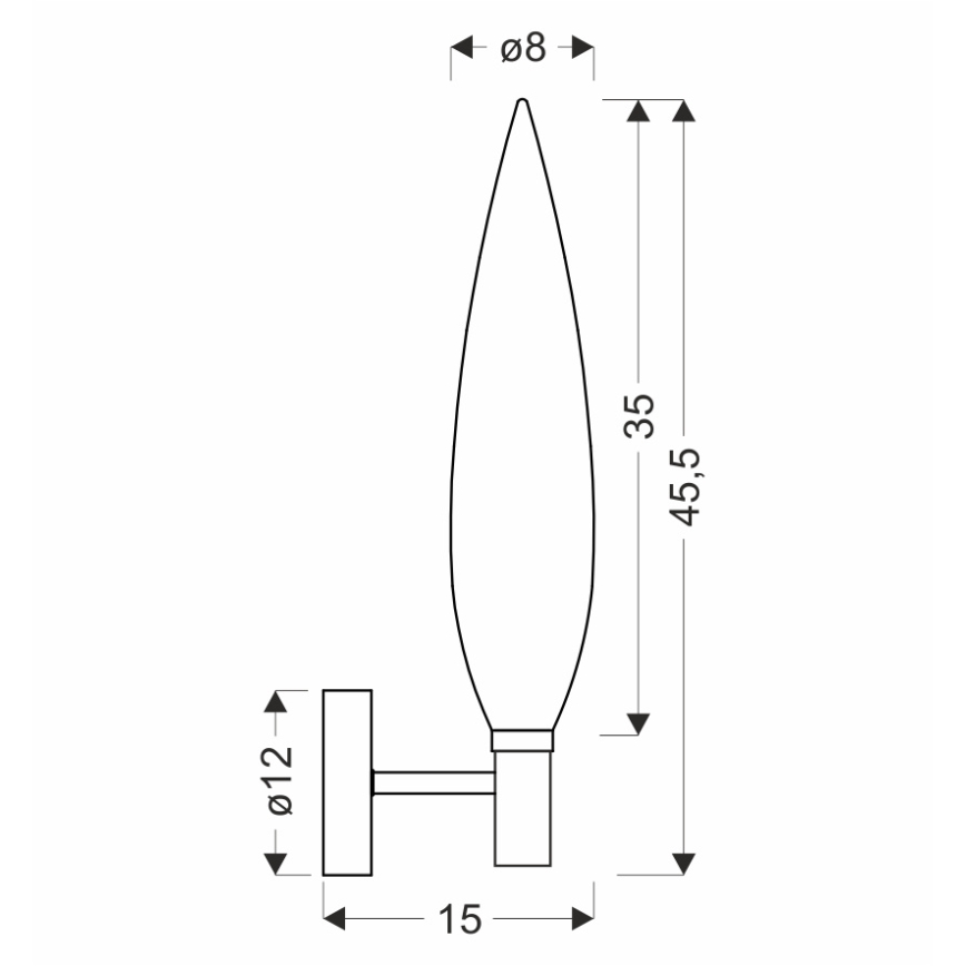NORDIC Wall Light 1xG9/5W/230V Black/Copper