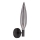 NORDIC Wall Light 1xG9/5W/230V Black/Smoky Gray