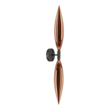 NORDIC Wall Light 2xG9/5W/230V Black/Copper