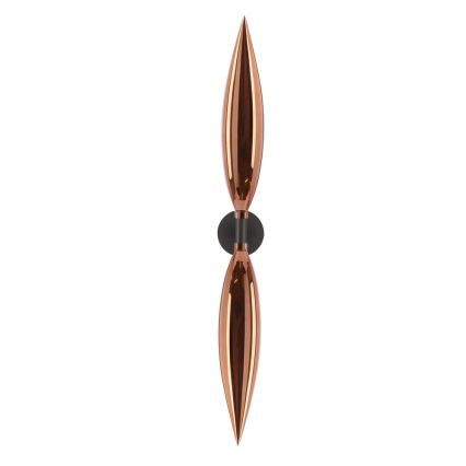 NORDIC Wall Light 2xG9/5W/230V Black/Copper