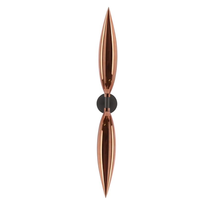NORDIC Wall Light 2xG9/5W/230V Black/Copper