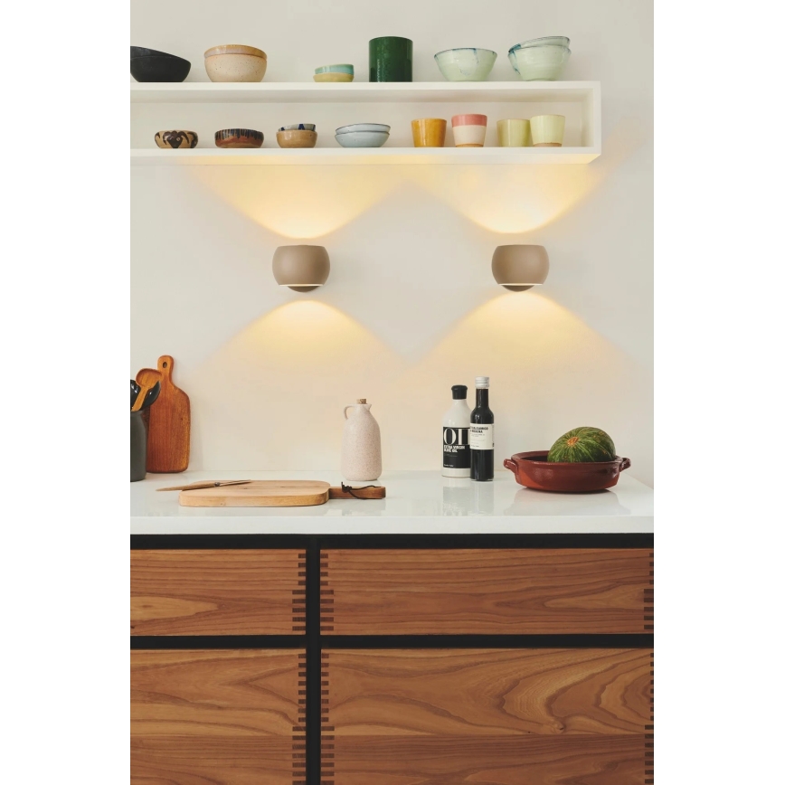 Nordlux - Adjustable wall spotlight BELIR 1xG9/5W/230V beige
