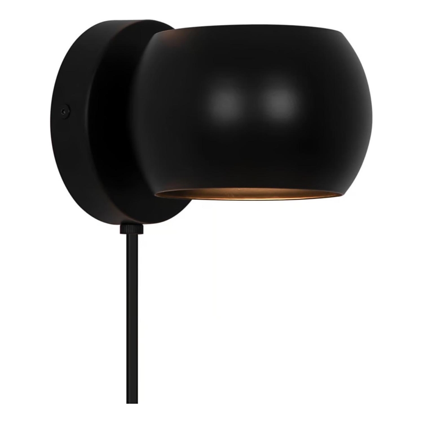 Nordlux - Adjustable wall spotlight BELIR 1xG9/5W/230V black