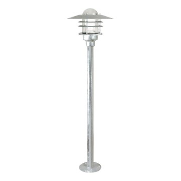Nordlux - AGGER Outdoor Lamp 1x E27/60W/230V, IP54, Silver, 83 cm